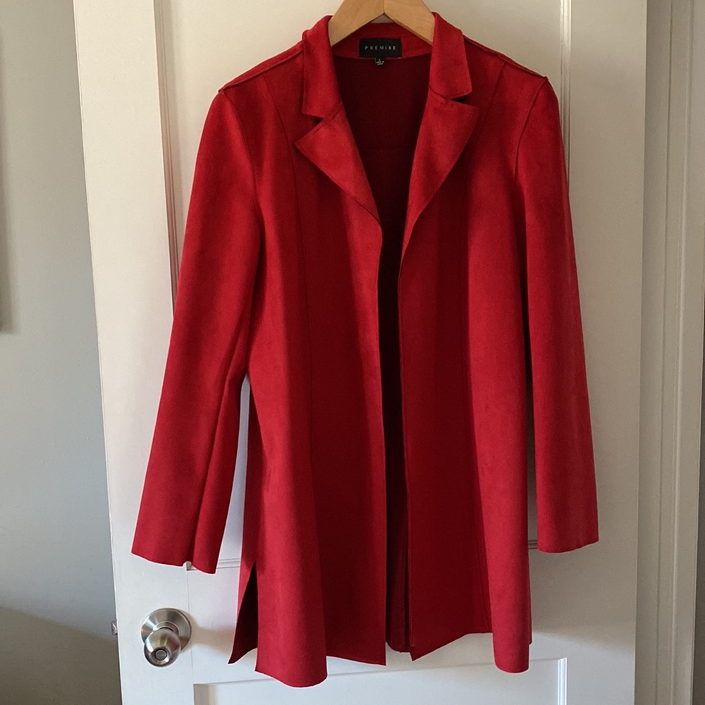 Brand new faux suede jacket